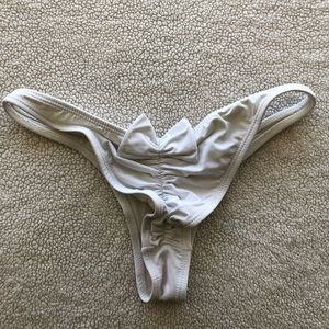 San Lorenzo white bow back bottom size XL